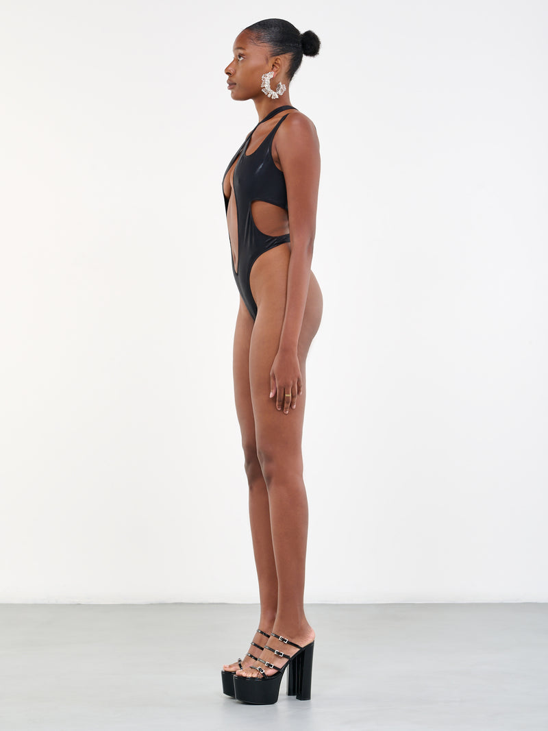 Crossed Swim One-Piece (S5BW0002861-BW0002-BLACK)