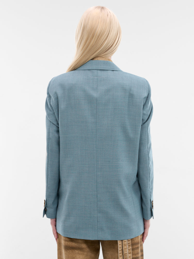 MM6 MAISON MARGIELA Hunched Shoulder Blazer | H.Lorenzo - back