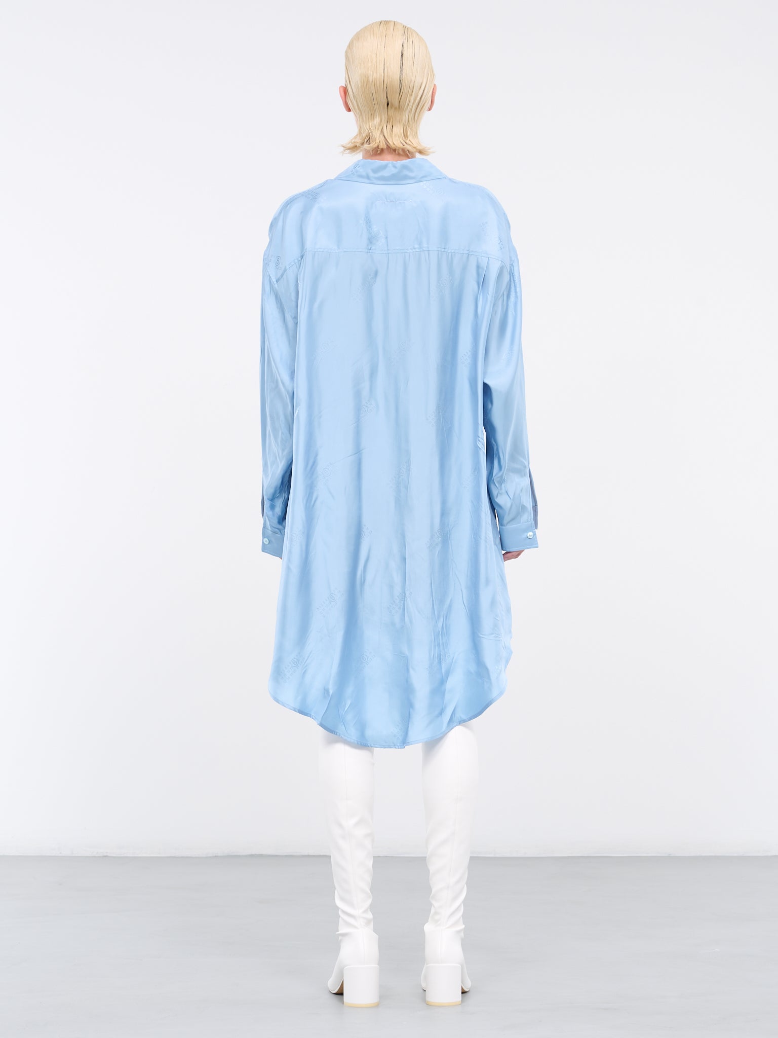 Monogram Shirt Dress (S62DD0022-S78374-471J-BLUE)