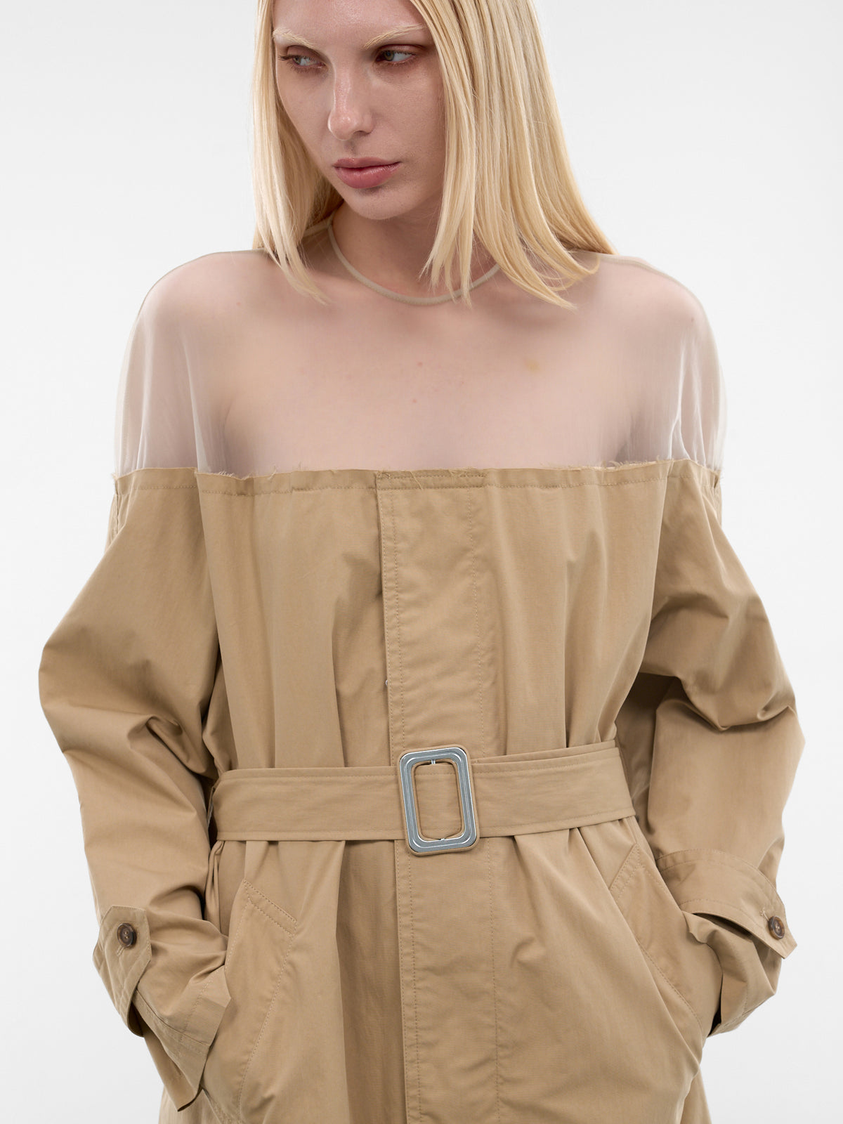 MM6 MAISON MARGIELA Hybrid Trench Dress | H.Lorenzo - detail 2