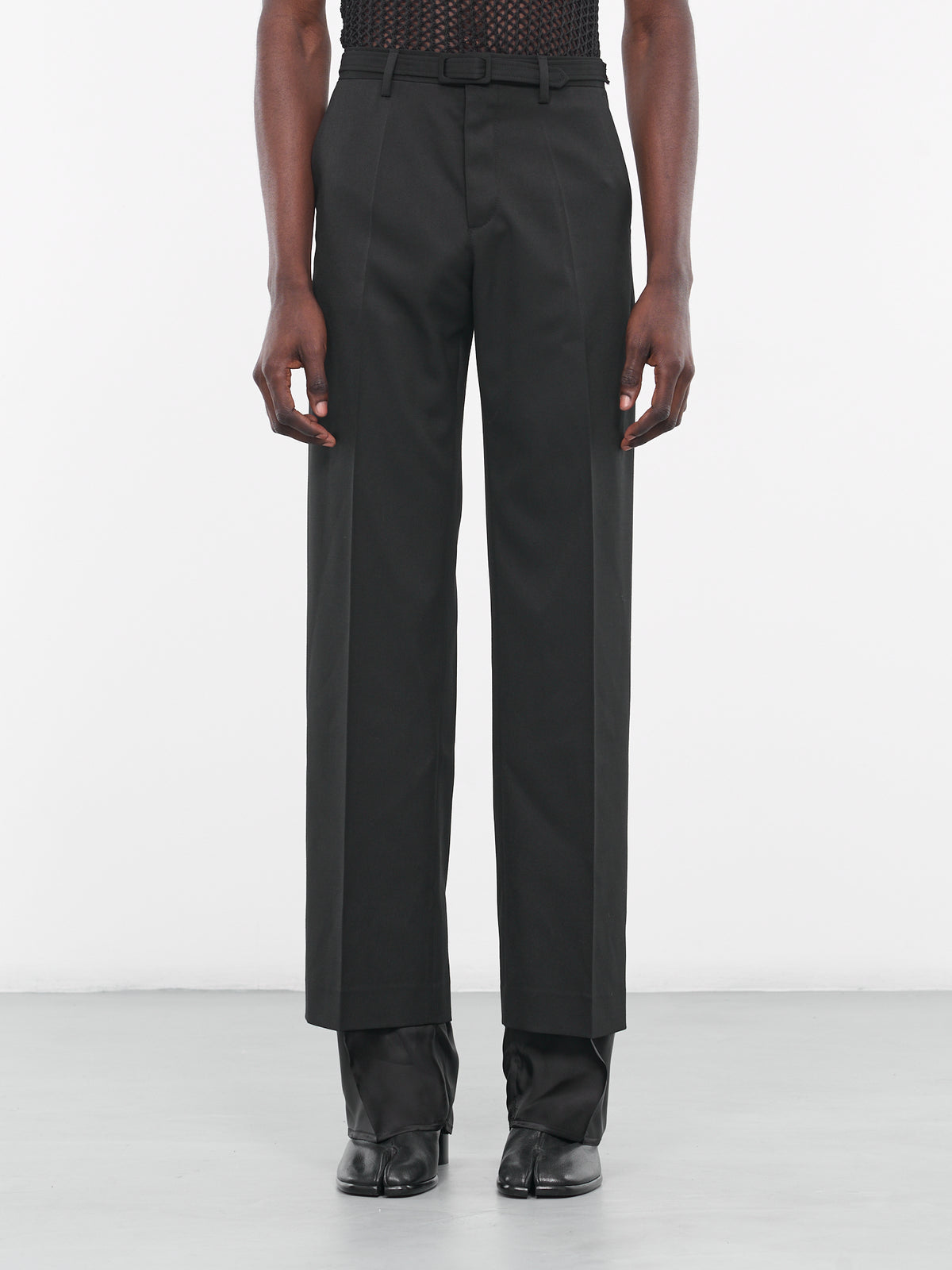 Layered Tailored Trousers (S62KB0171-S47848-BLACK)