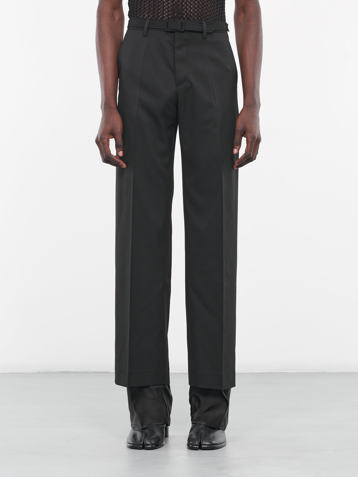 Layered Tailored Trousers (S62KB0171-S47848-BLACK)