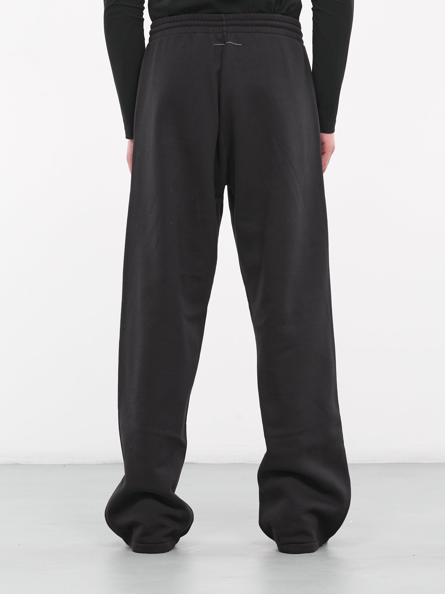 Wide Sweat Pants (S62KB0182-S25596-BLACK)