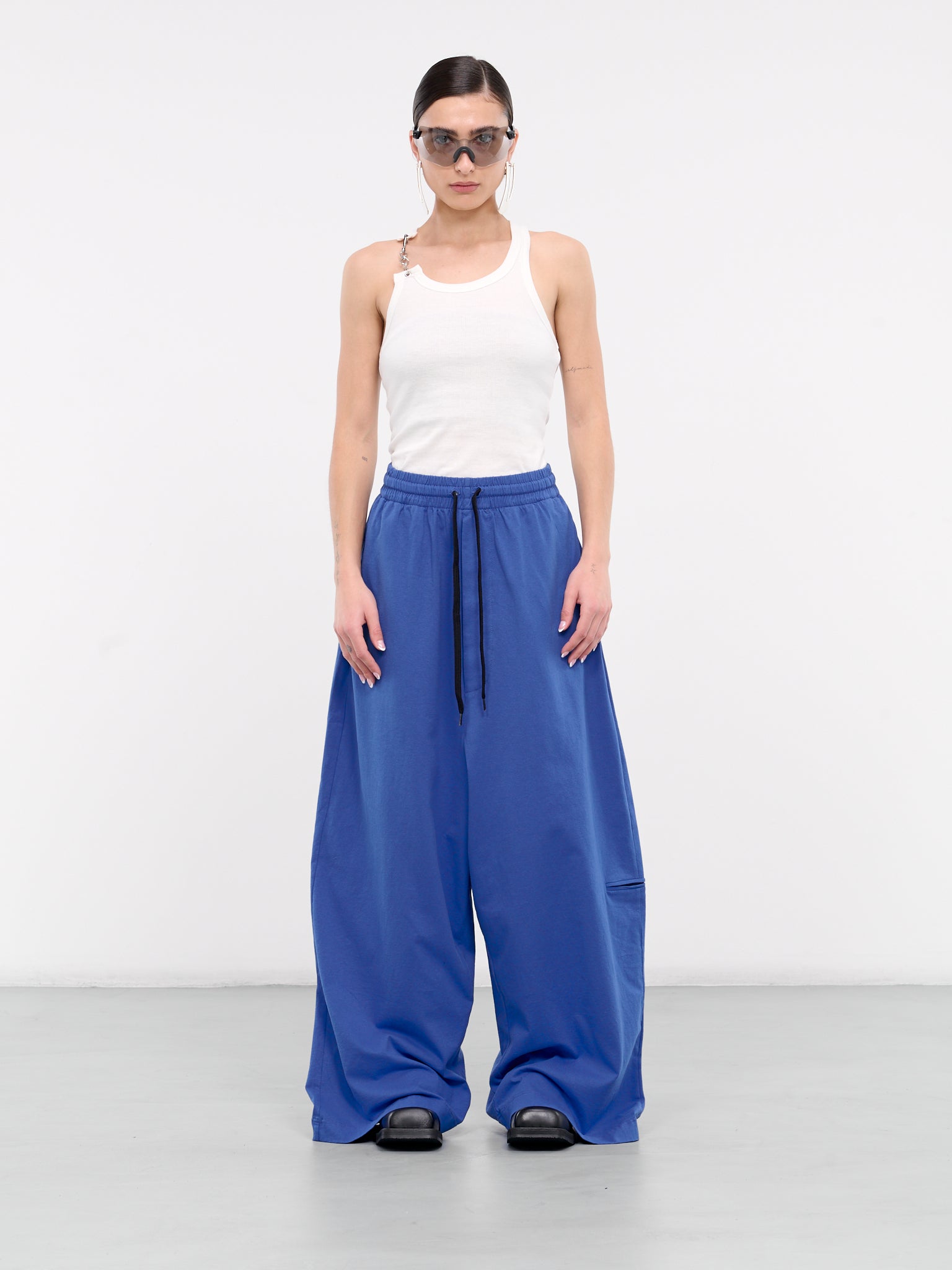 Cotton Jersey Trousers (S62KB0198-S23962-BLUE)