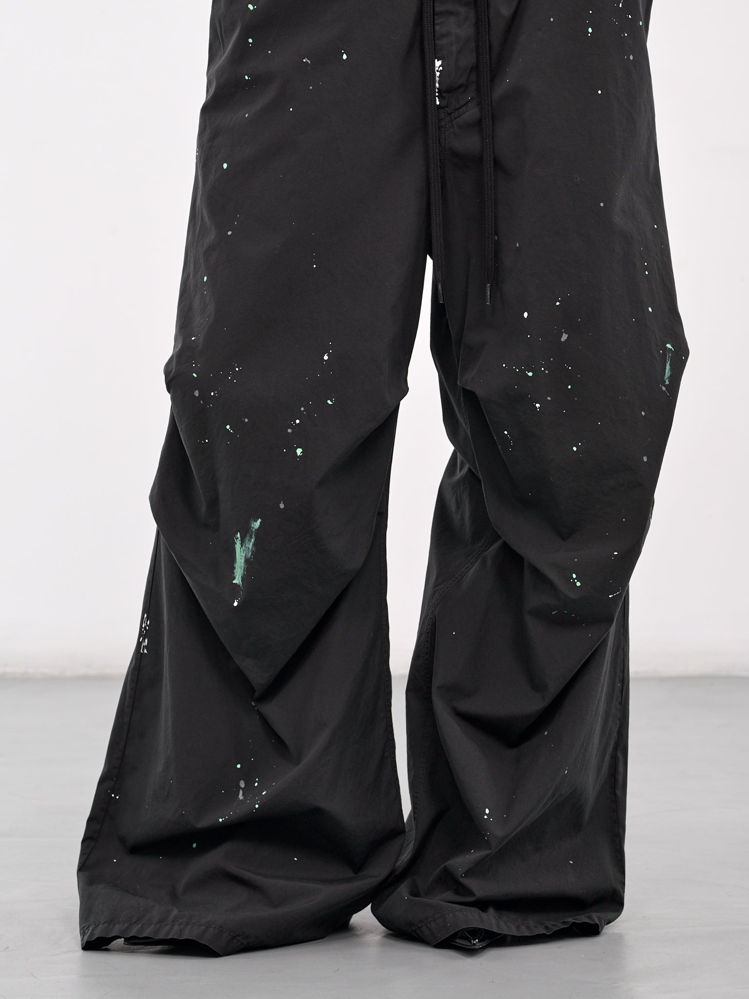 Paint Splatter Baggy Trousers (S62KB0240-M35458-BLACK)