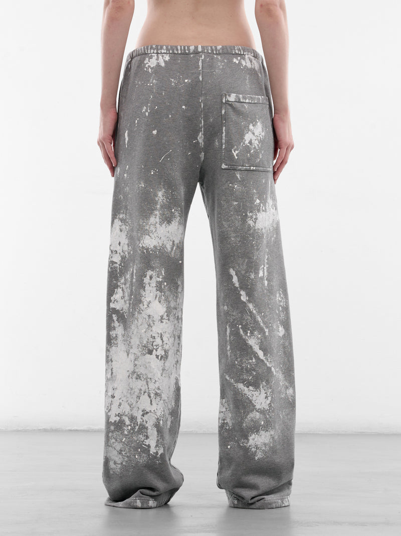 Gray Cotton Paint Splatter Sweatpants (S62KB0263-S25337-853M-GREY)