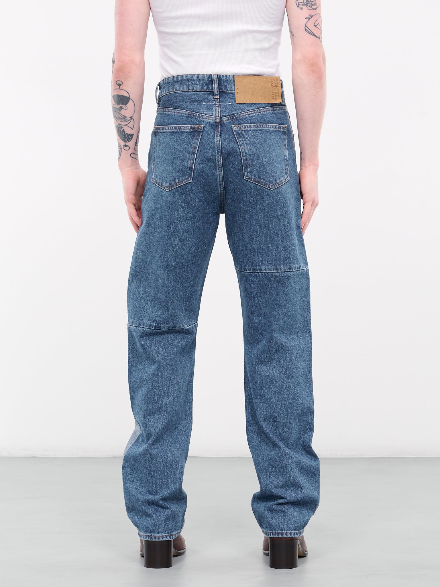 Coated Denim Pants (S62LB0141-S30589-BLUE)