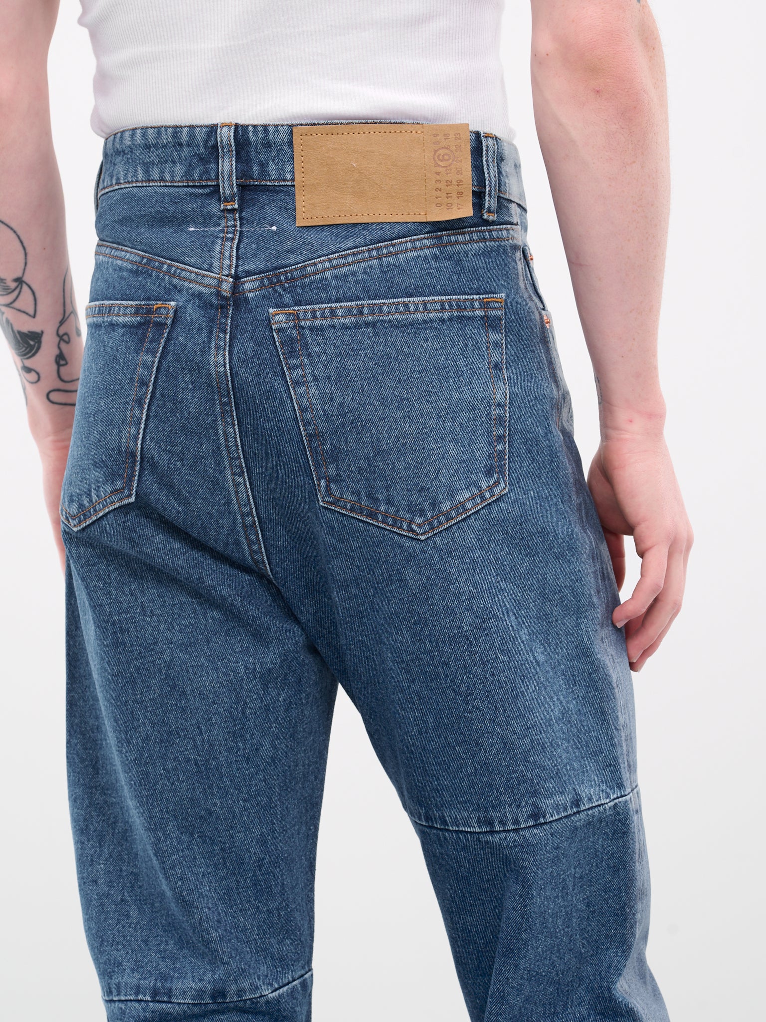 Coated Denim Pants (S62LB0141-S30589-BLUE)