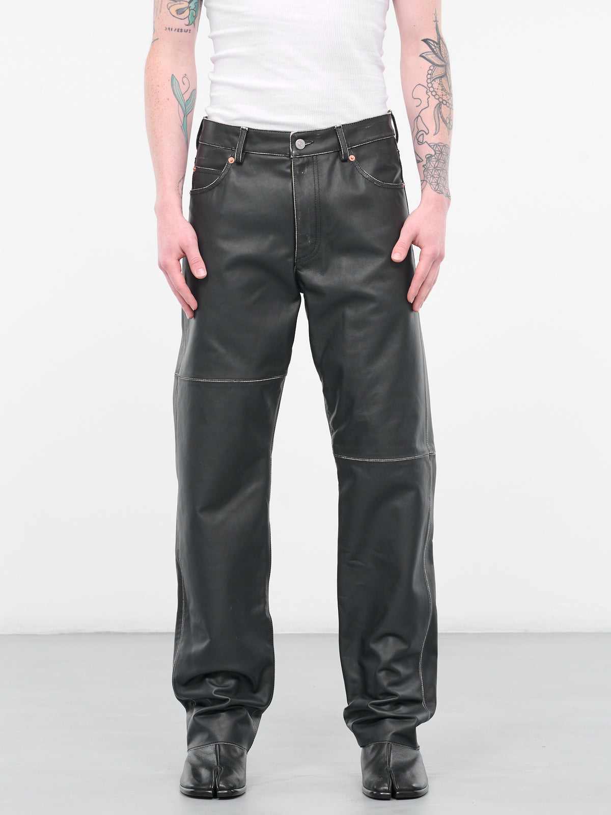 Leather Pants (S62LB0142-SY1645-BLACK)