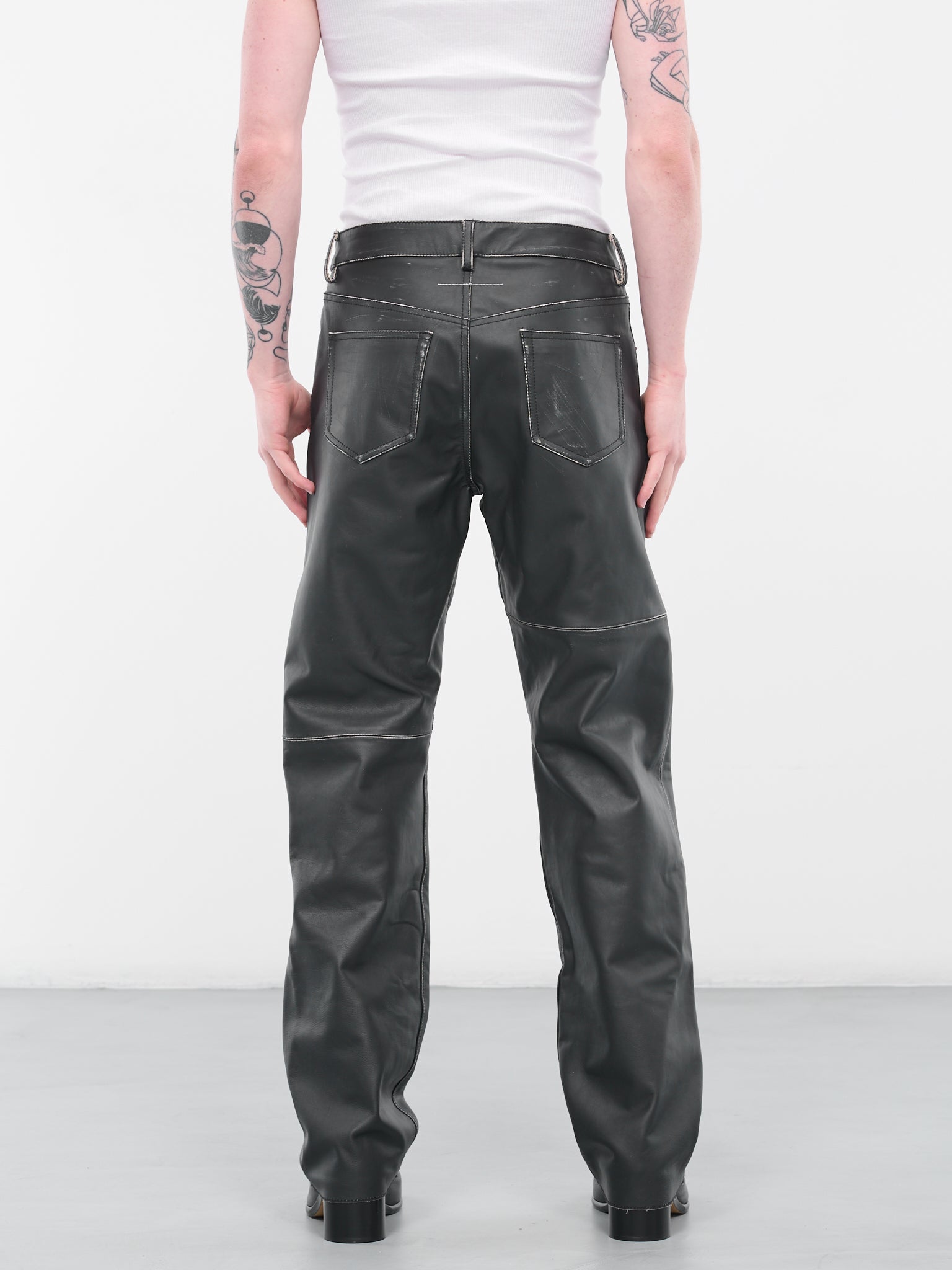 Leather Pants (S62LB0142-SY1645-BLACK)