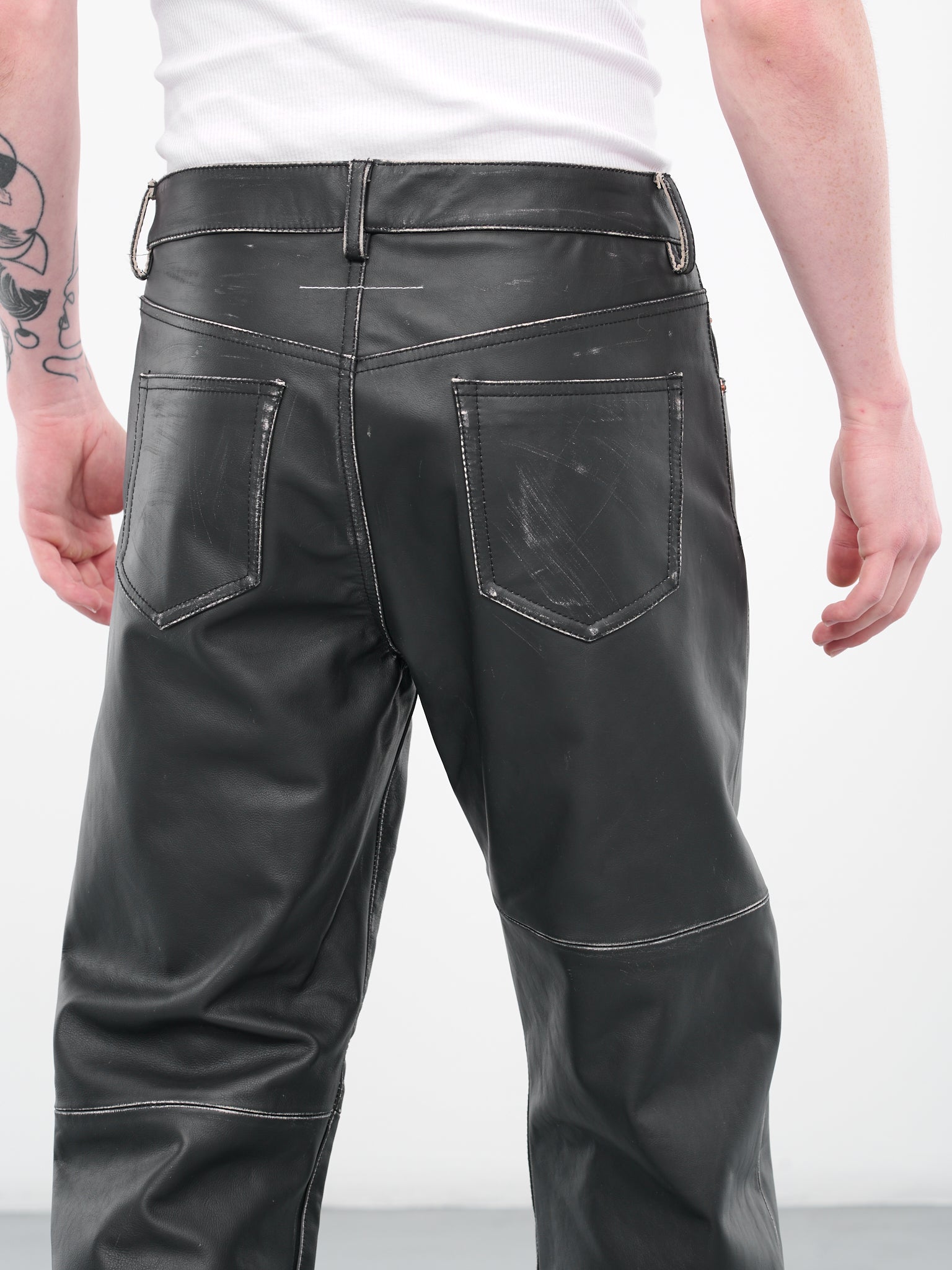 Leather Pants (S62LB0142-SY1645-BLACK)