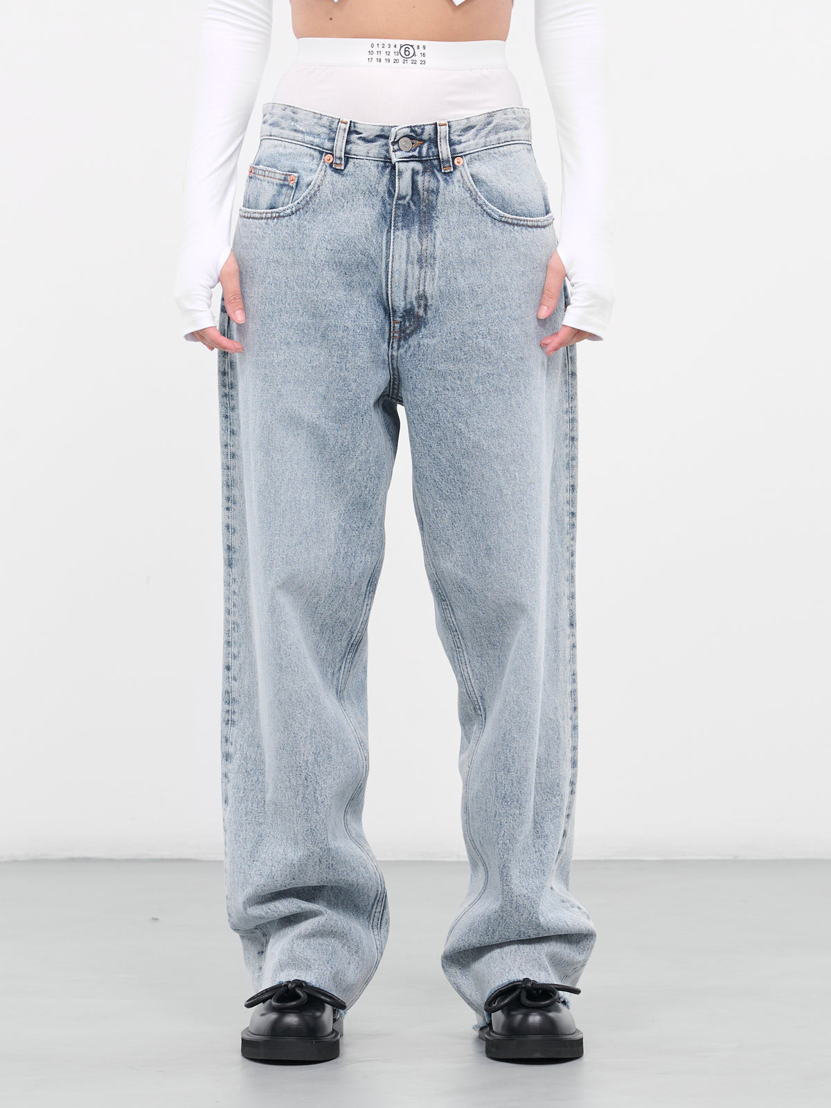 Layered Jeans (S62LB0149-S30589-976-BLUE)
