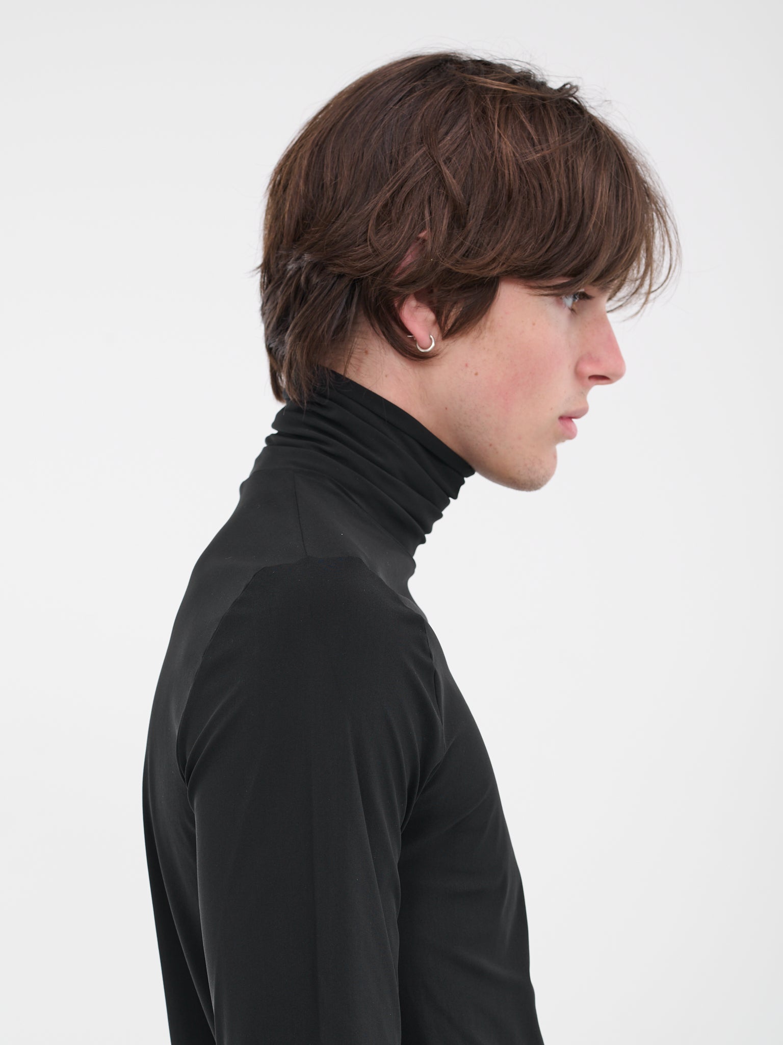 Turtleneck Logo Tee (S62NH0019-S24625-900-BLACK)