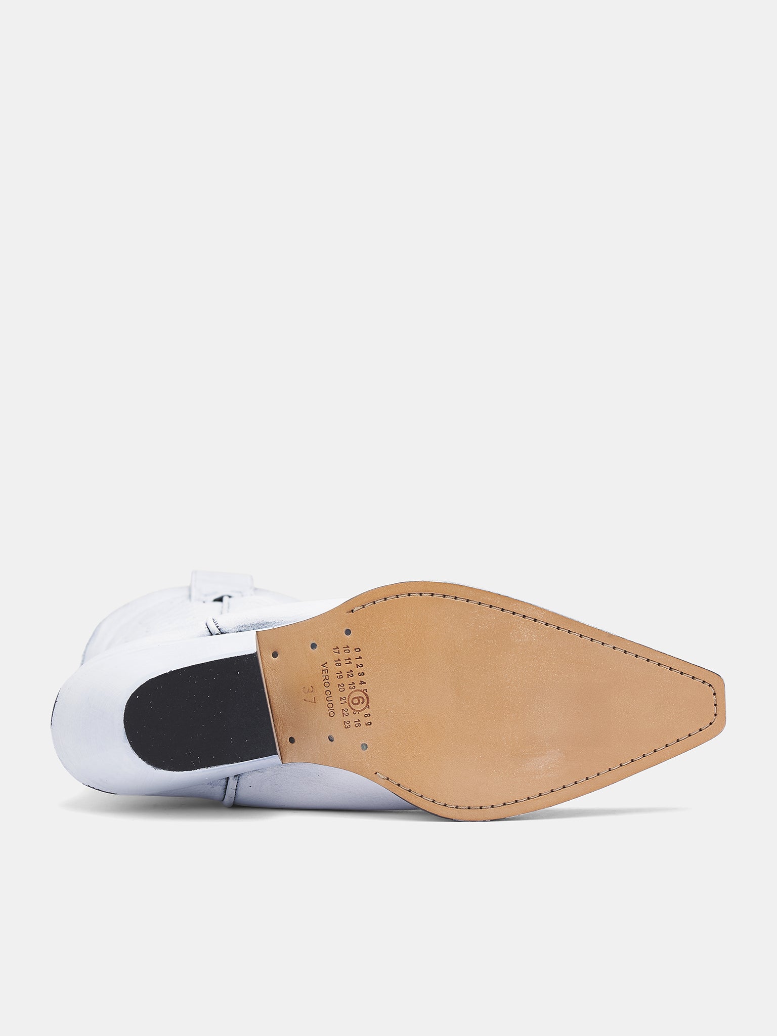 Florence Vintage Cowboy Boots (S66WW0093-P8299-WHITE) Florence Vintage Cowboy Boots (S66WW0093-P8299-WHITE)