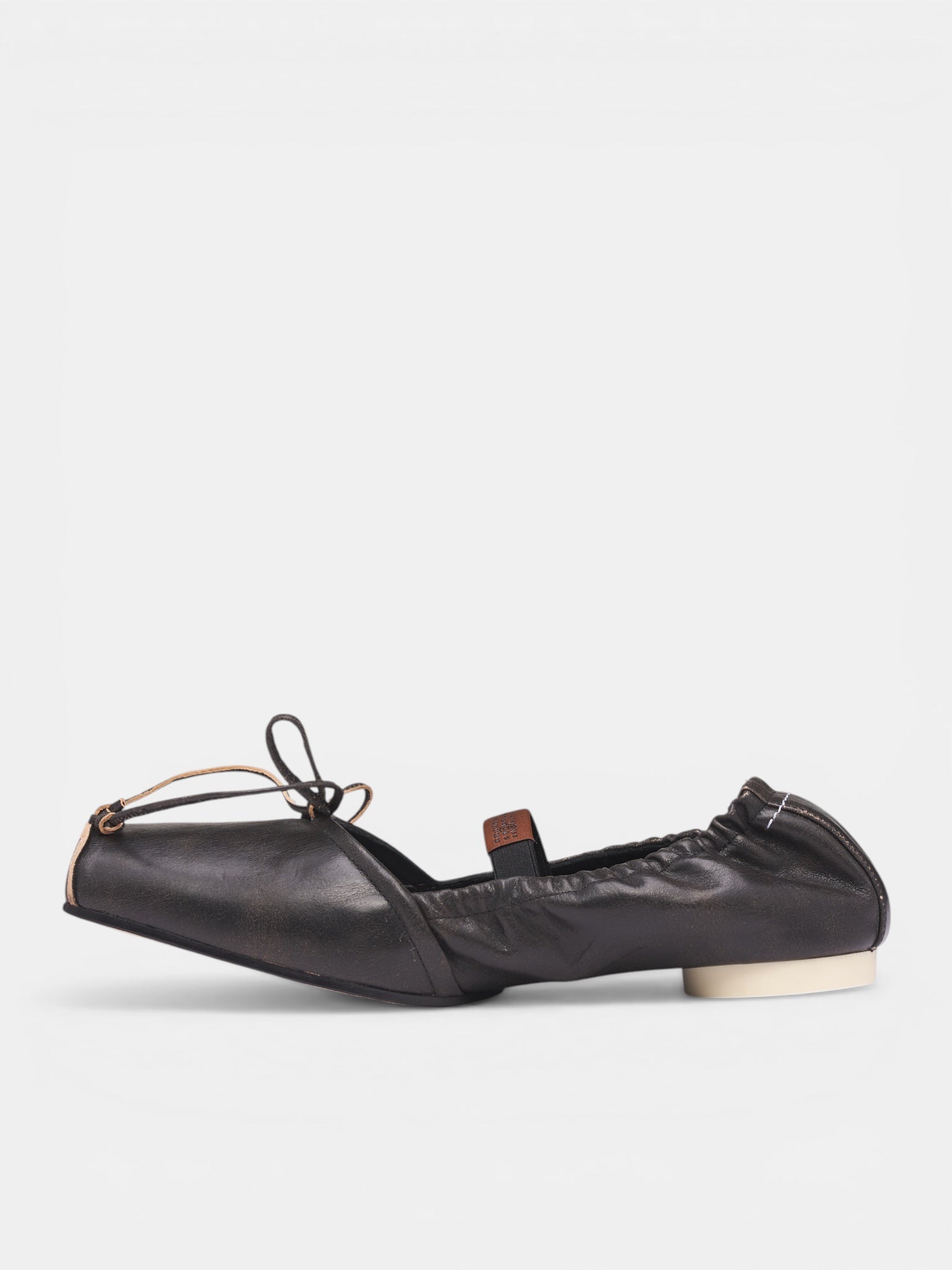 MM6 MAISON MARGIELA Square Toe Ballet Flats | H.Lorenzo - left side