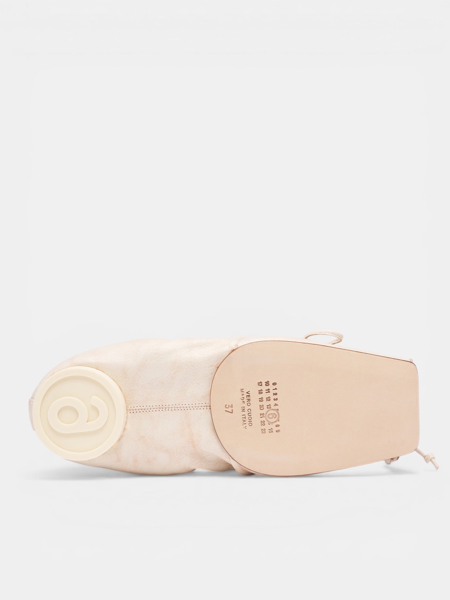 MM6 MAISON MARGIELA Square Toe Ballet Flats | H.Lorenzo - bottom