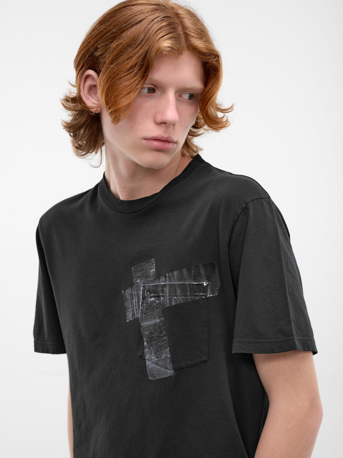 Black Tape Overlay Tee (S67GC0048-S24575-BLACK)