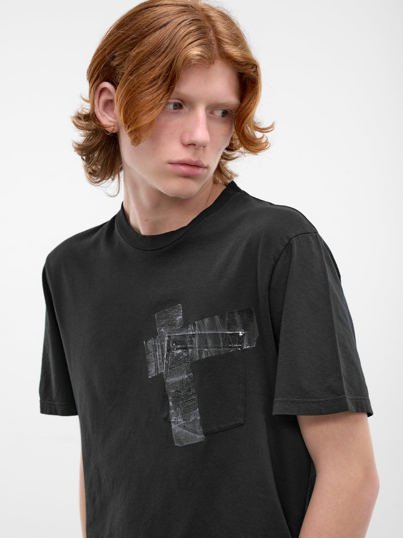 Black Tape Overlay Tee (S67GC0048-S24575-BLACK)