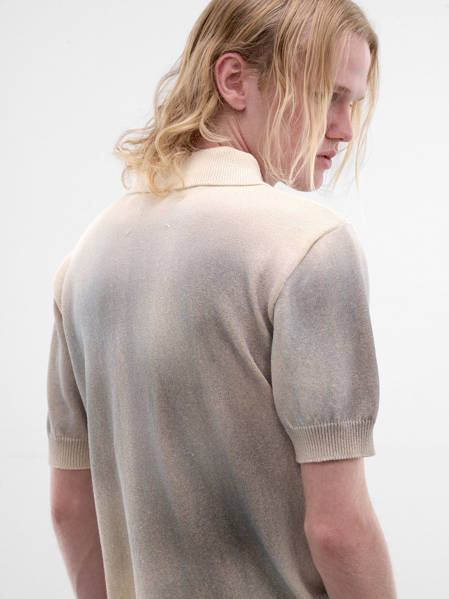 Gradient Knit Polo Sweater (S67GL0026-M13252-103S-MULTI)