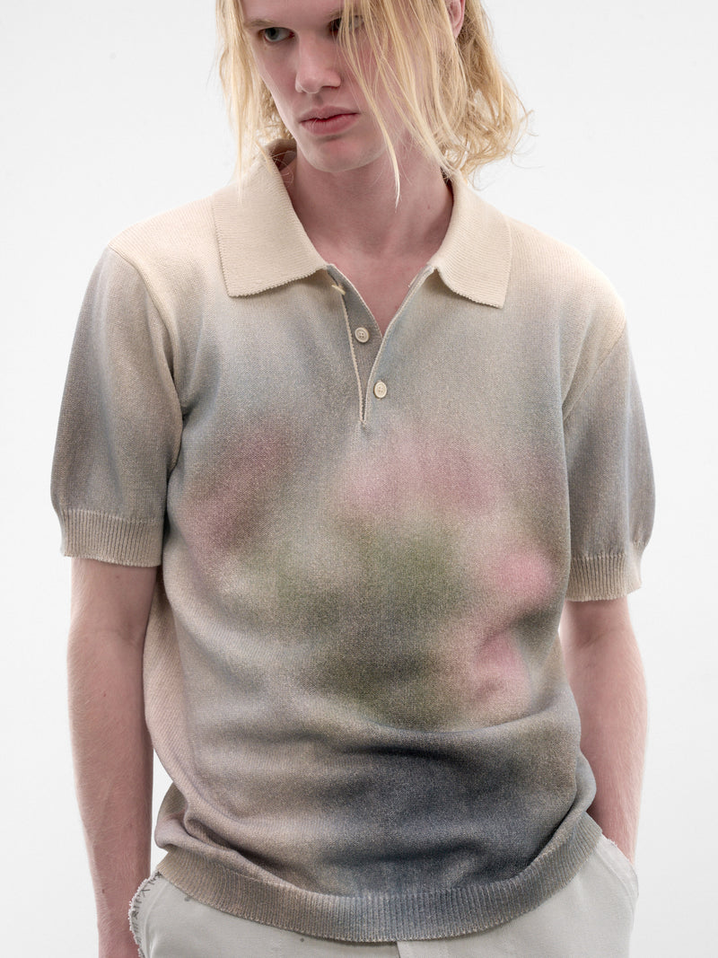 Gradient Knit Polo Sweater (S67GL0026-M13252-103S-MULTI)