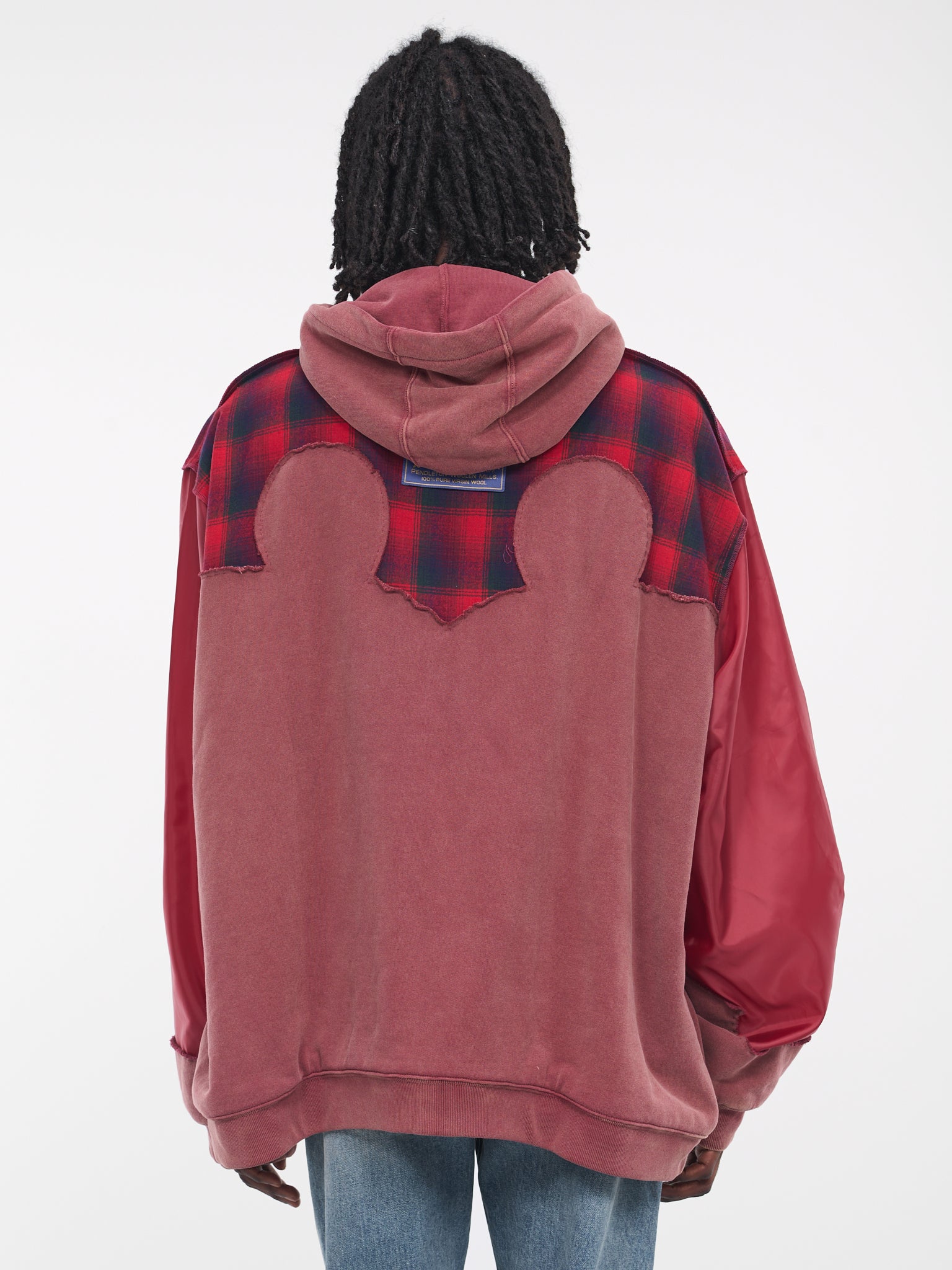 Pendleton Yoke Hoodie (S67HG0022-S25570-BURGUNDY)