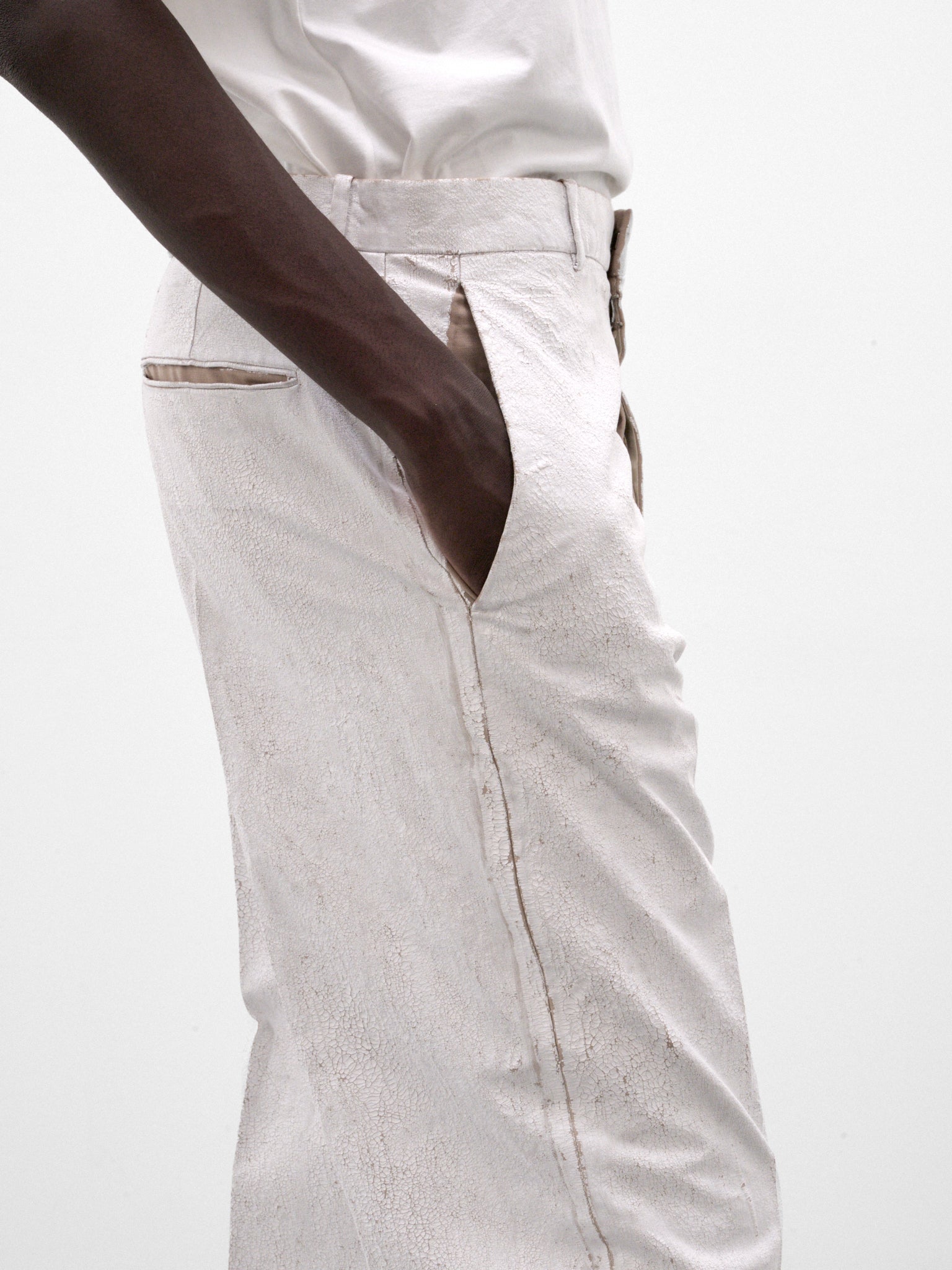 White Straight Leg Trousers (S67KA0107-M35524-WHITE)
