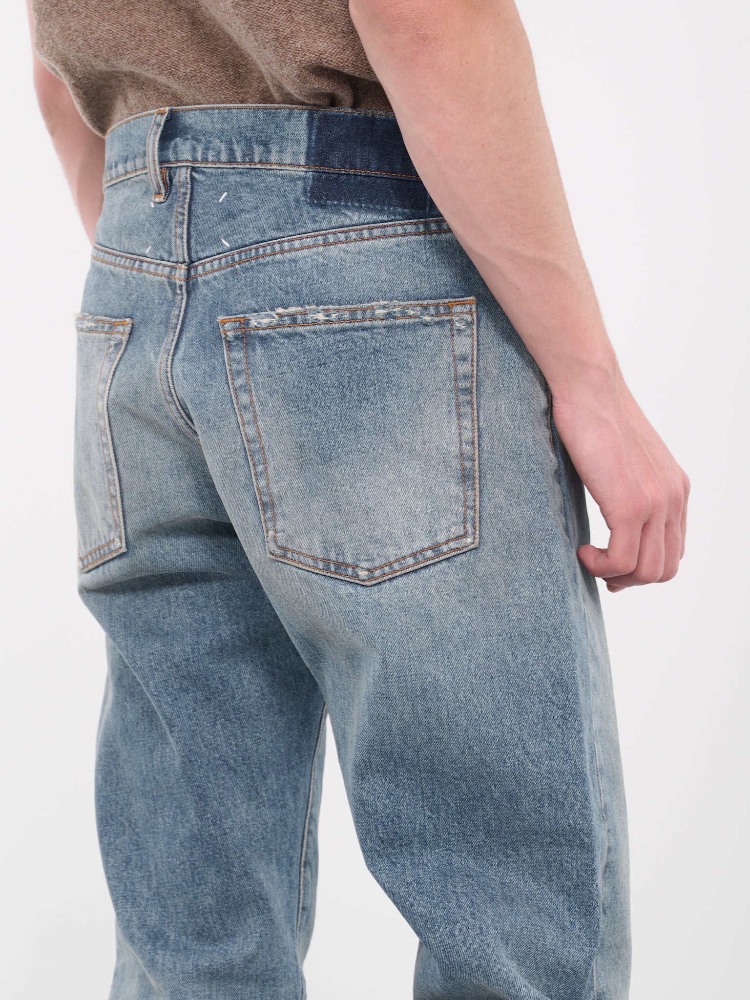 Distressed Jeans (S67LA0027-S30561-984-BLUE)