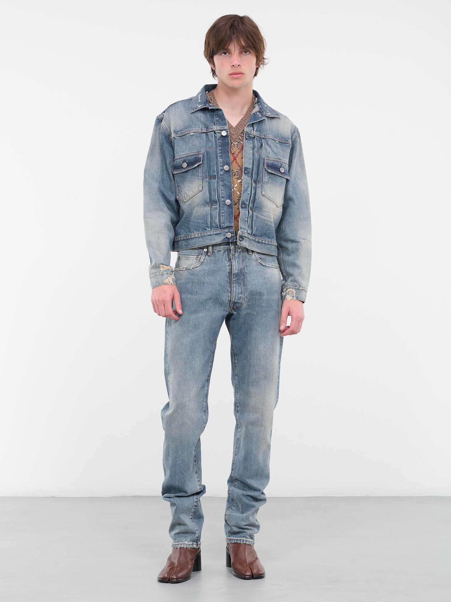 Distressed Jeans (S67LA0027-S30561-984-BLUE)