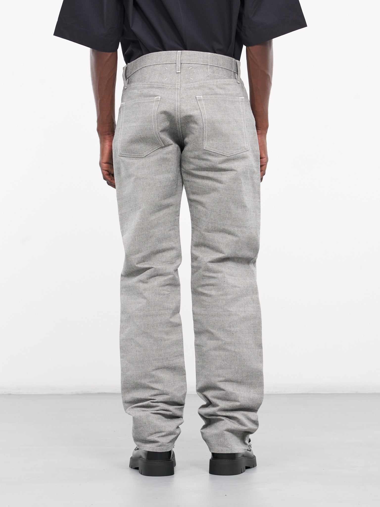 Mélange Five Pocket Trousers (S67LA0035-M30006-LIGHT-GREY)