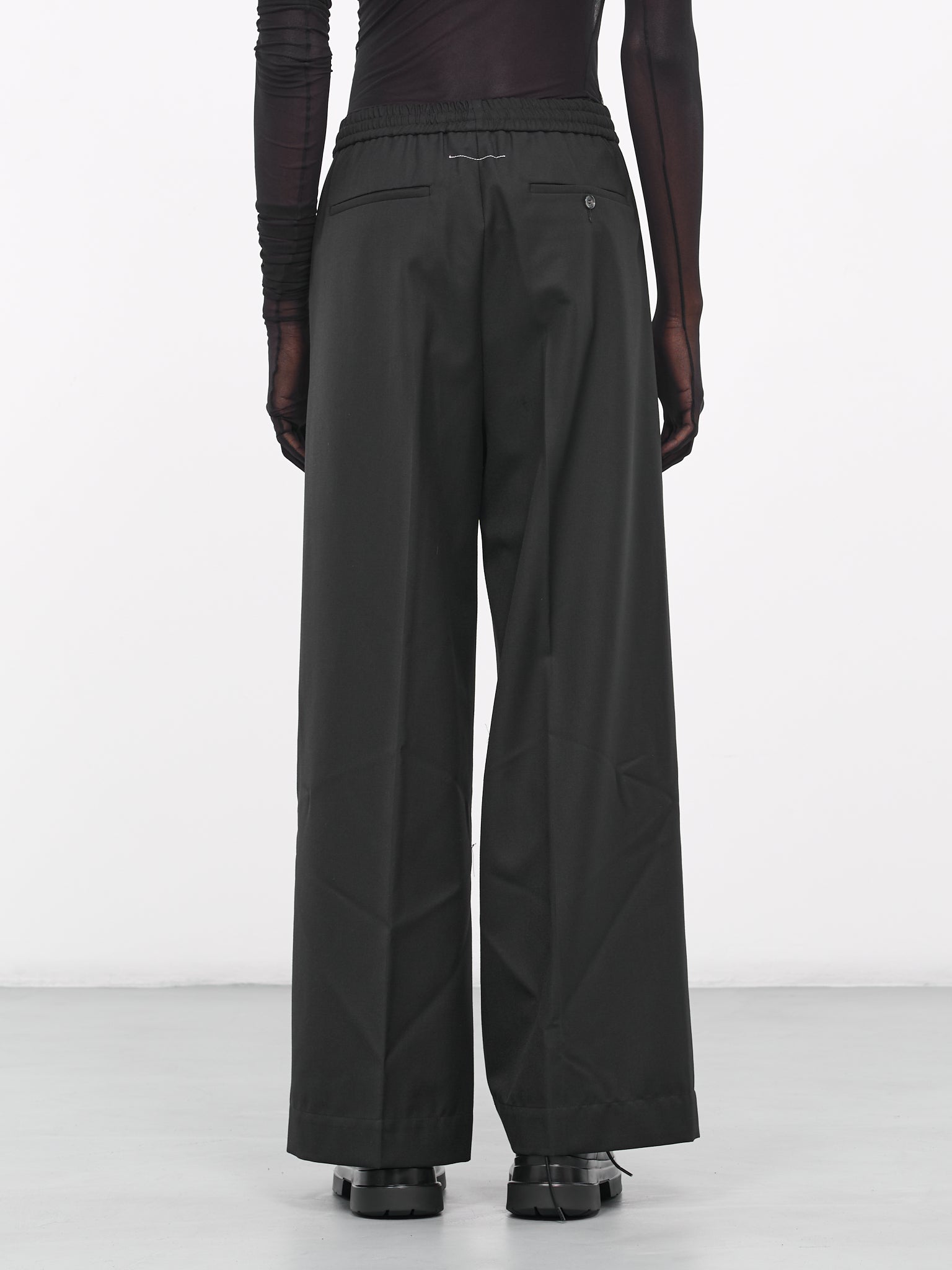 Elasticated Trousers (S62KB0189-S78357-BLACK)
