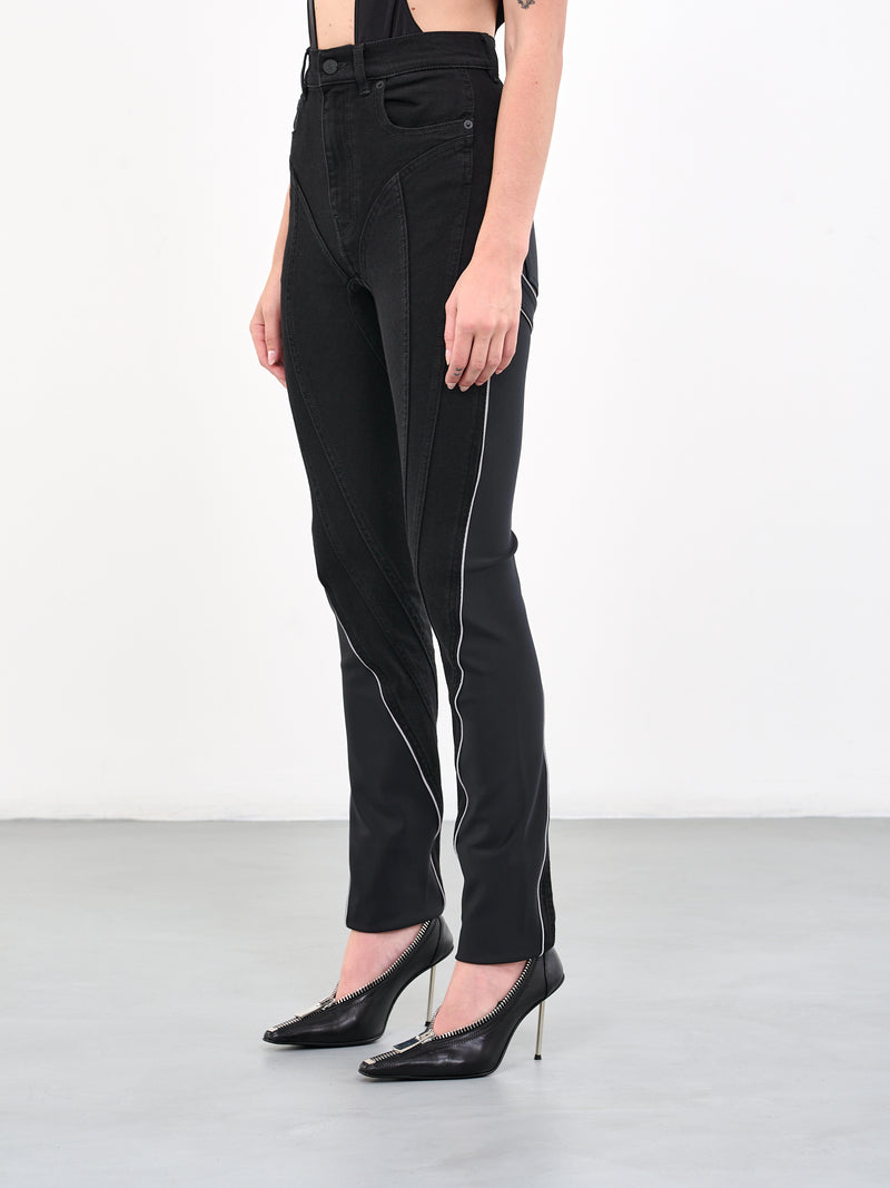 MUGLER Spiral Jeans | H.Lorenzo - side