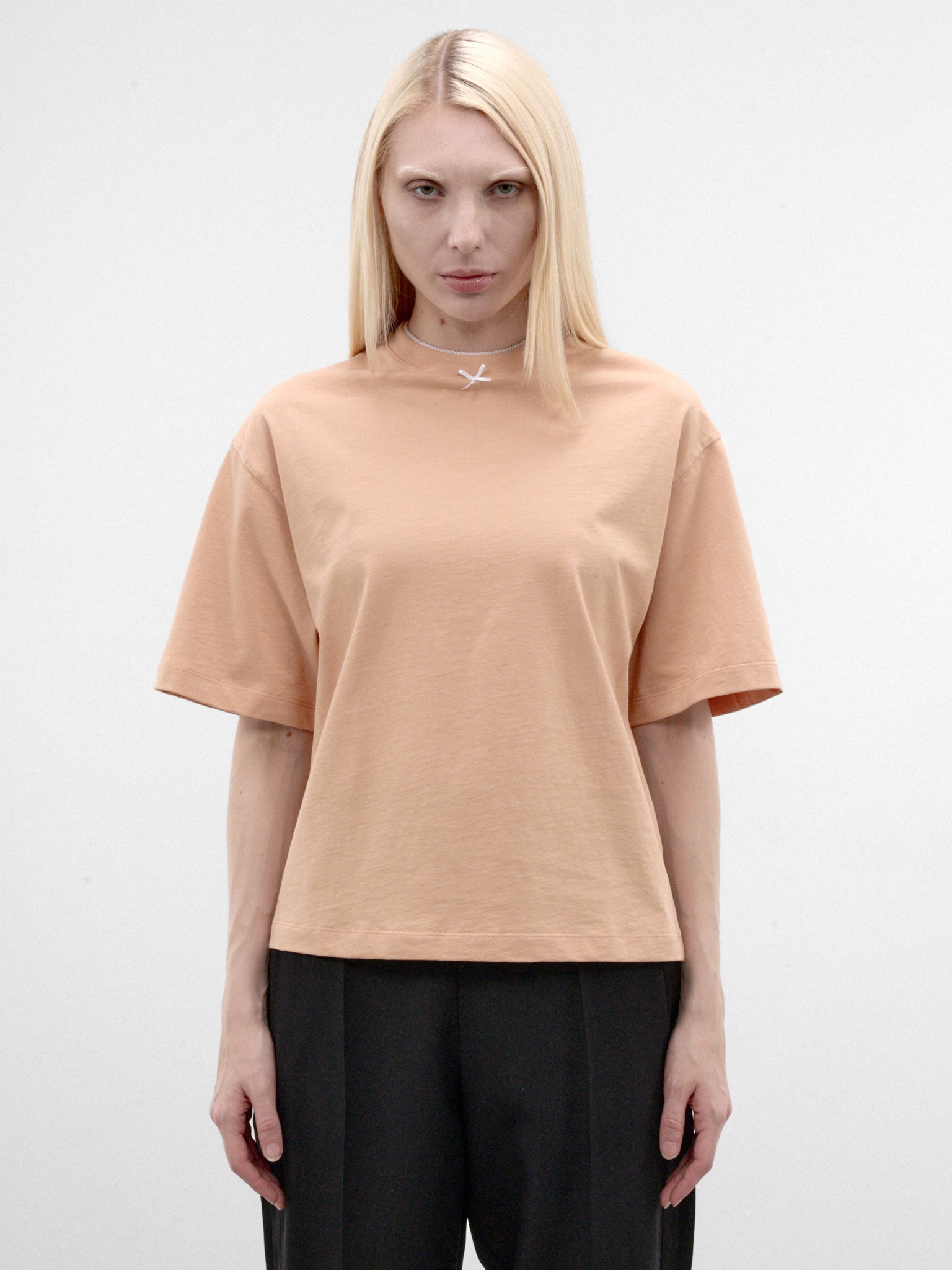 Nude Cotton Lingerie Tee (S7-M-3047-0050-NUDE)