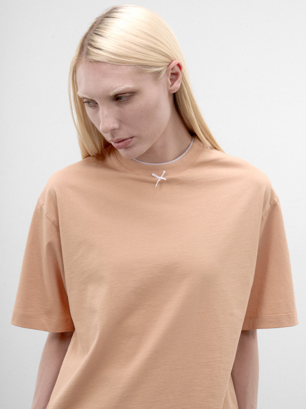Nude Cotton Lingerie Tee (S7-M-3047-0050-NUDE)