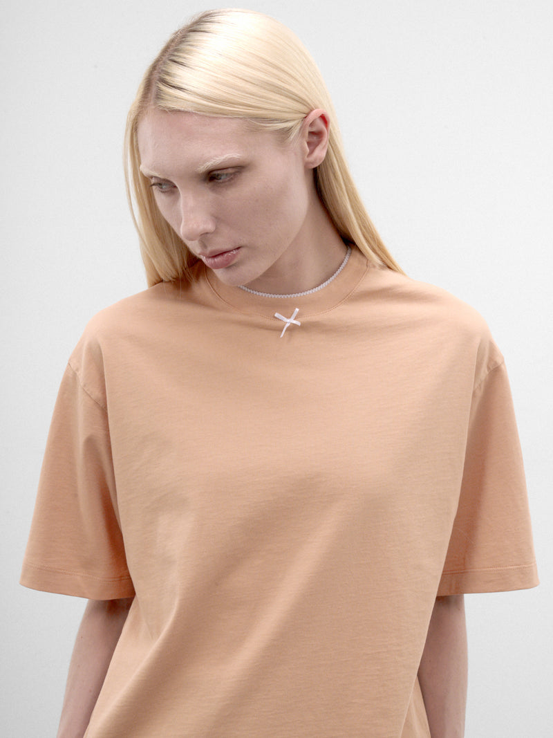 Nude Cotton Lingerie Tee (S7-M-3047-0050-NUDE)