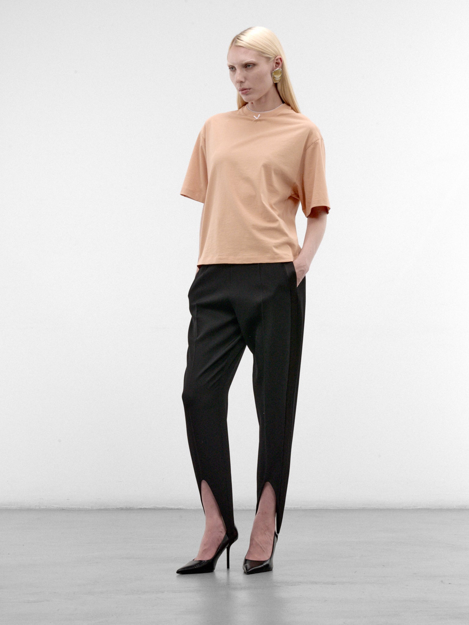 Nude Cotton Lingerie Tee (S7-M-3047-0050-NUDE)