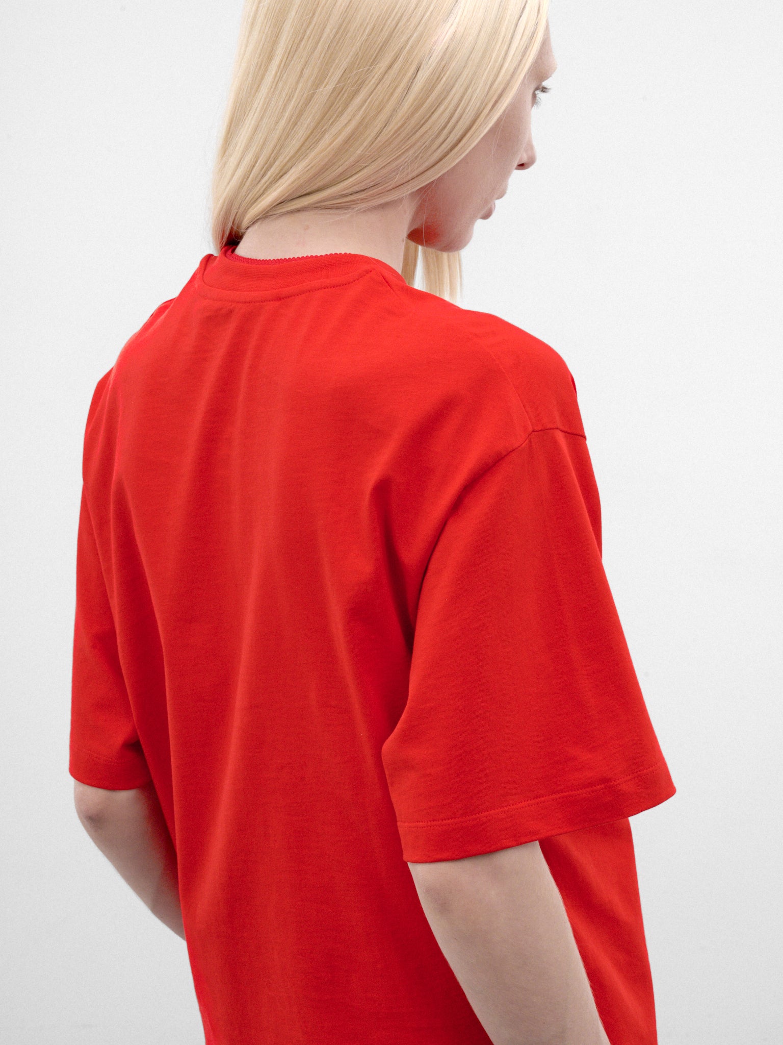 Red Cotton Lingerie Tee (S7-M-3047-2000-RED)