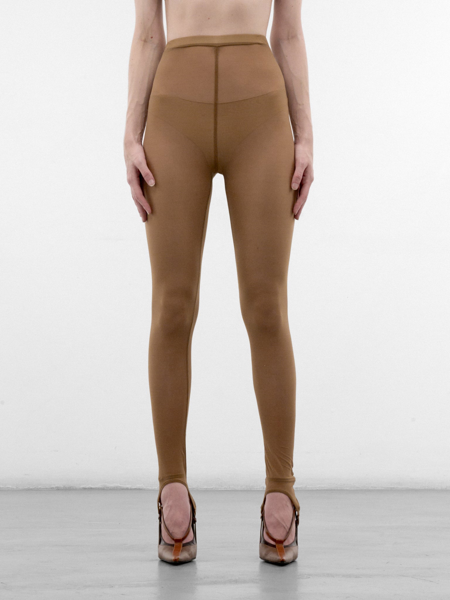 Noisette Jersey Lingerie Leggings (S7-M-5018-6000-NOISETTE)