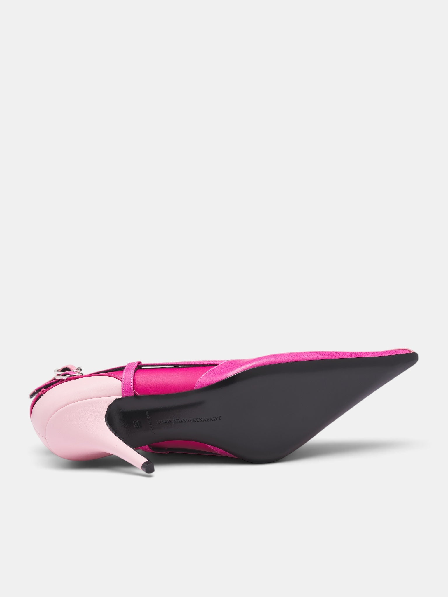 Pink All-In Layered Leather Pumps (S7-M-9028-4000-PINK)