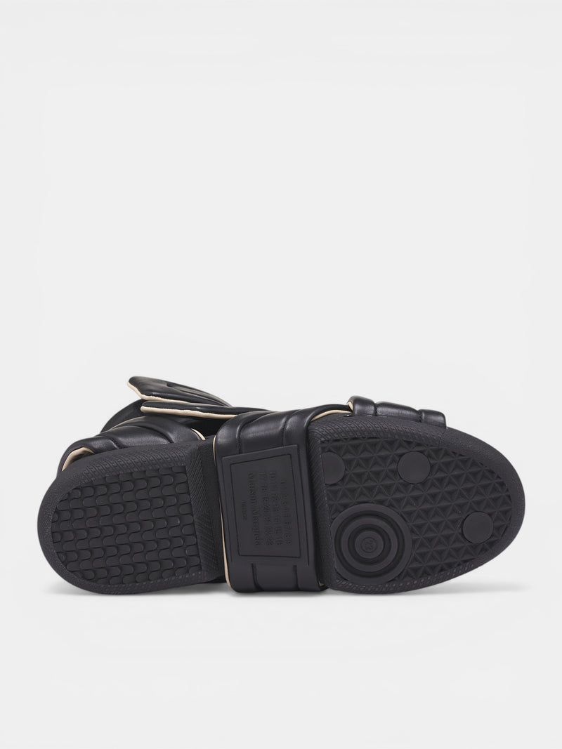 Black Leather Future Show Sneakers (S97WS0094-P7688-T8013-BLACK)