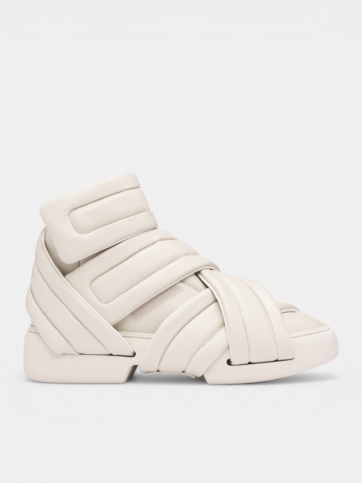 White Leather Future Show Sneakers (S97WS0094-P7688-T2043-WHITE)