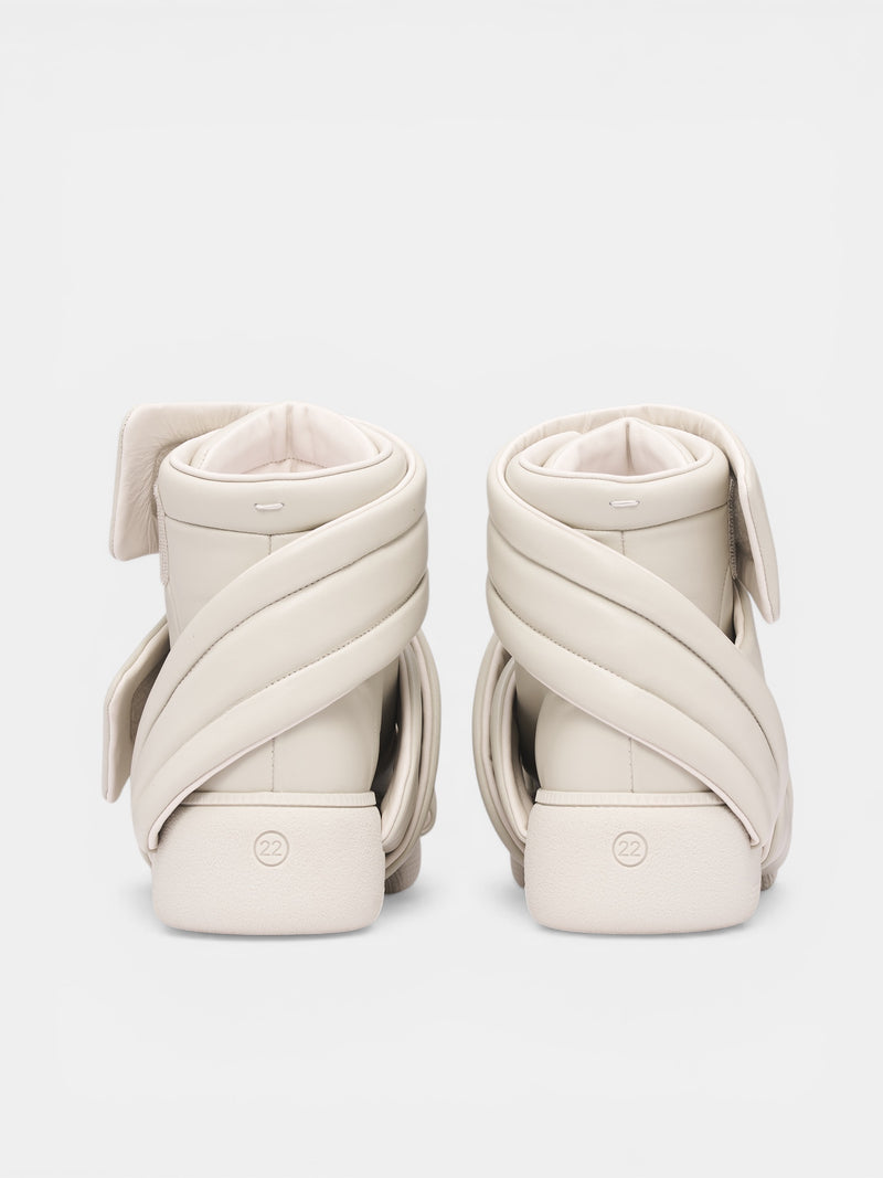 White Leather Future Show Sneakers (S97WS0094-P7688-T2043-WHITE)