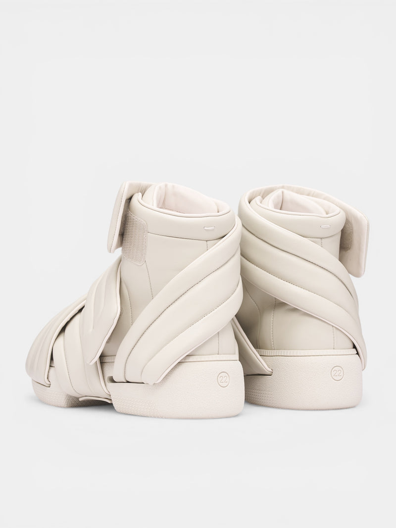 White Leather Future Show Sneakers (S97WS0094-P7688-T2043-WHITE)