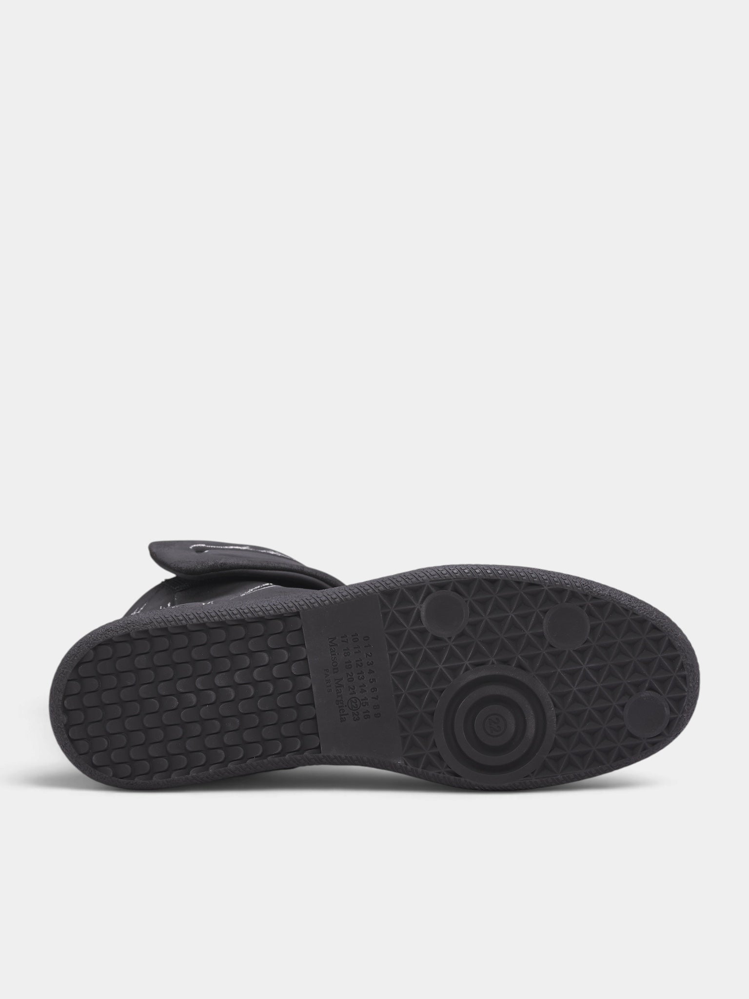 Black Leather Future High Tops (S97WS0102-P7859-BLACK-WHITE)