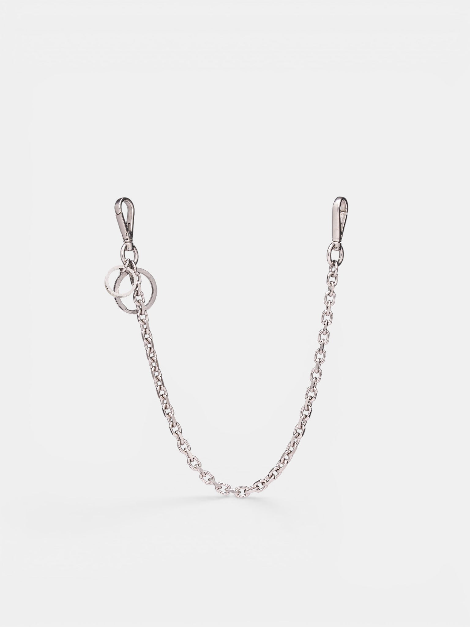 Silver Numeric Bag Chain (SA1UA0028-P9261-121SILVER)