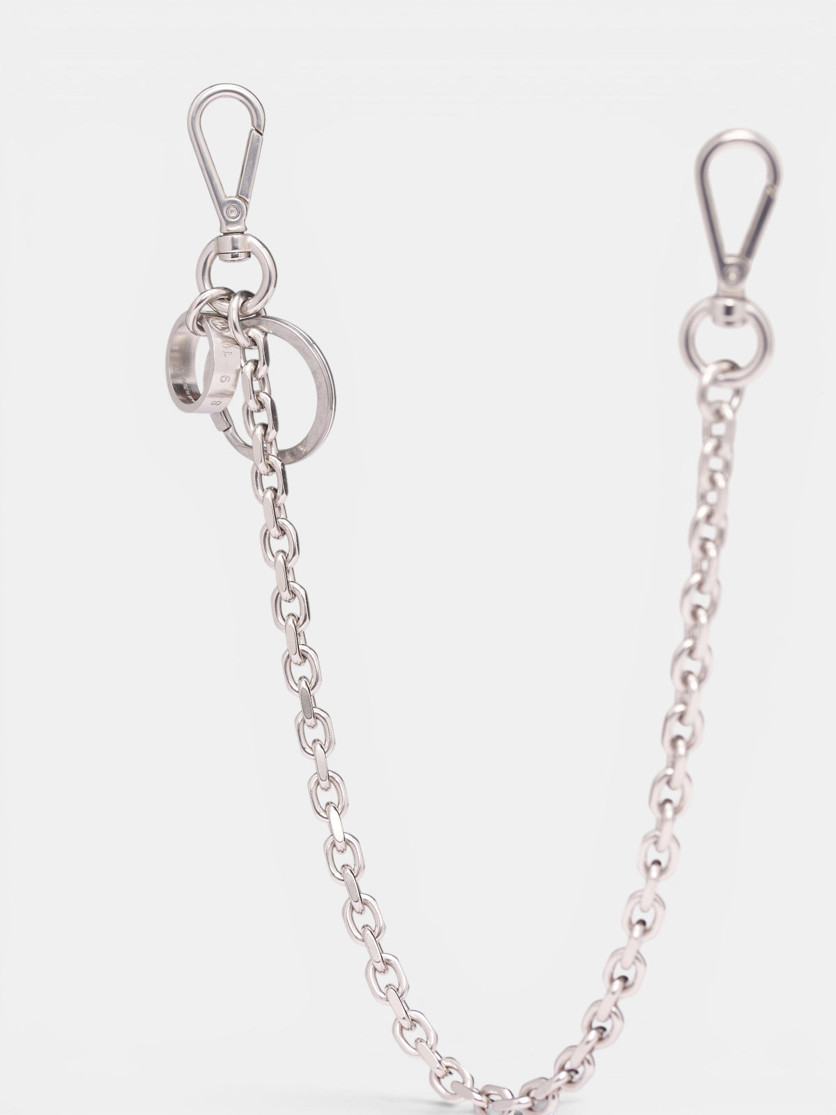 Silver Numeric Bag Chain (SA1UA0028-P9261-121SILVER)