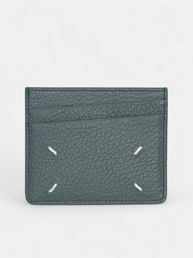 Green Grainy Calf Leather Wallet (SA1VX0006-P4455-T7162-GREEN)