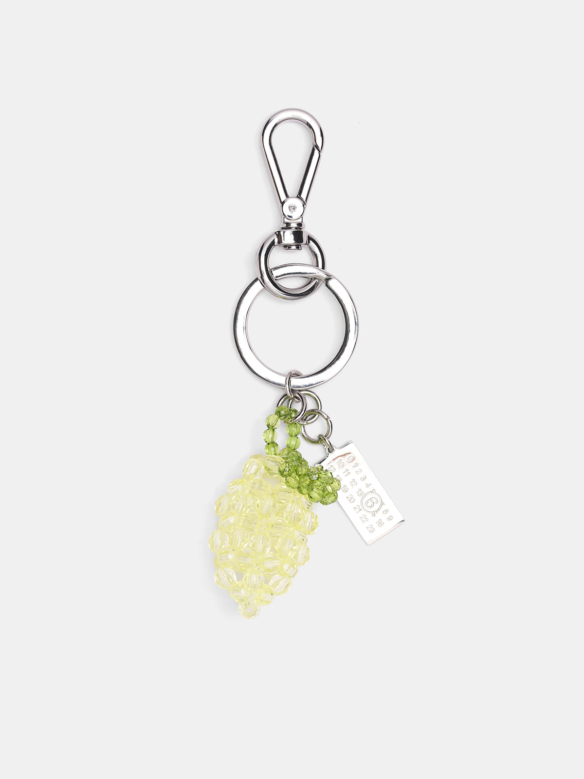 Grape Bead Charm (SA6UA0011-P9064-YELLOW-GREEN)