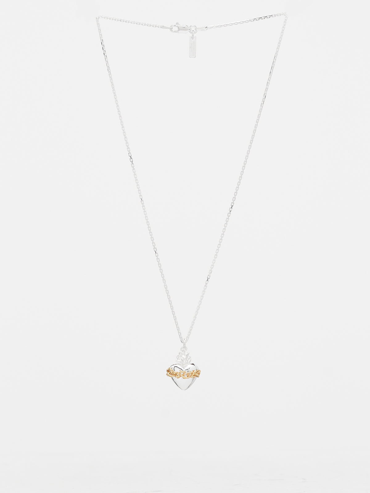 Sacred Heart Necklace (SACRED-HEART-STERLING-SILVER-G)