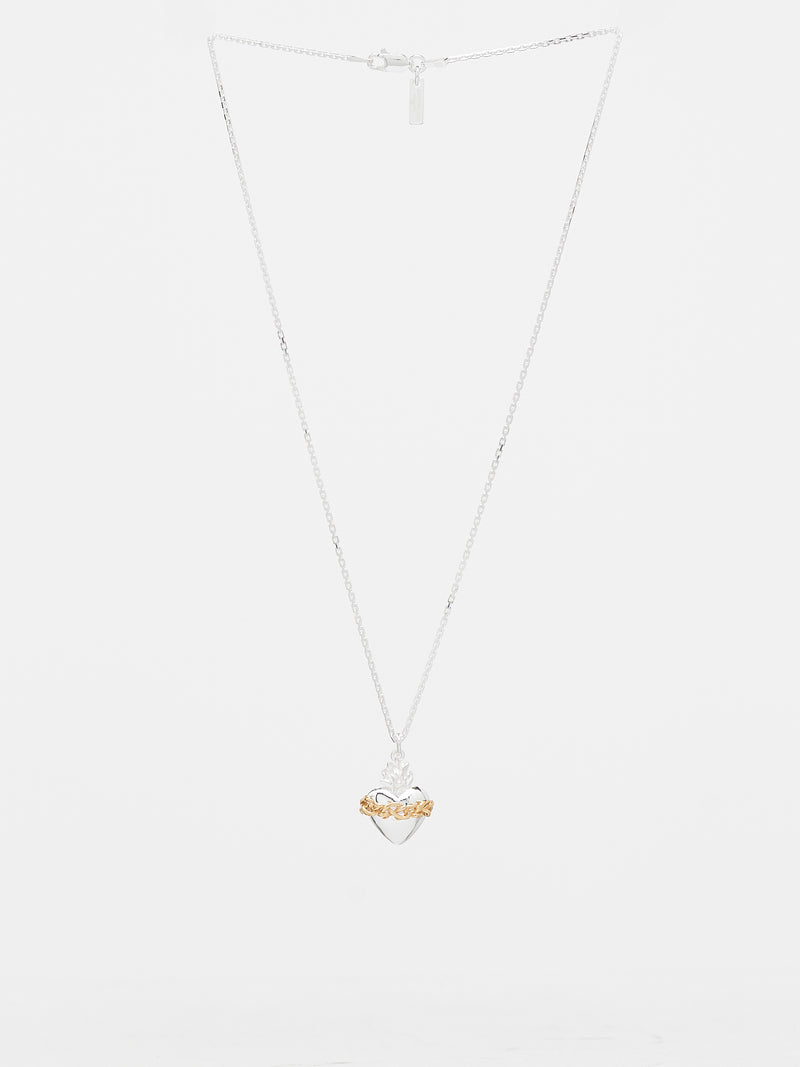 Sacred Heart Necklace (SACRED-HEART-STERLING-SILVER-G)