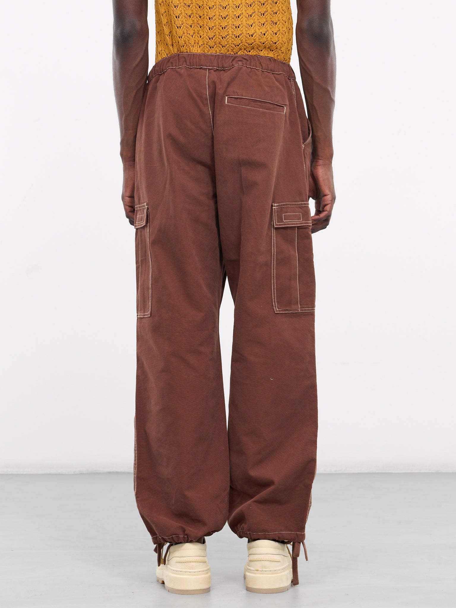Sasha Cargo Trousers (SASHA-M24W484-WASHED-BROWN)